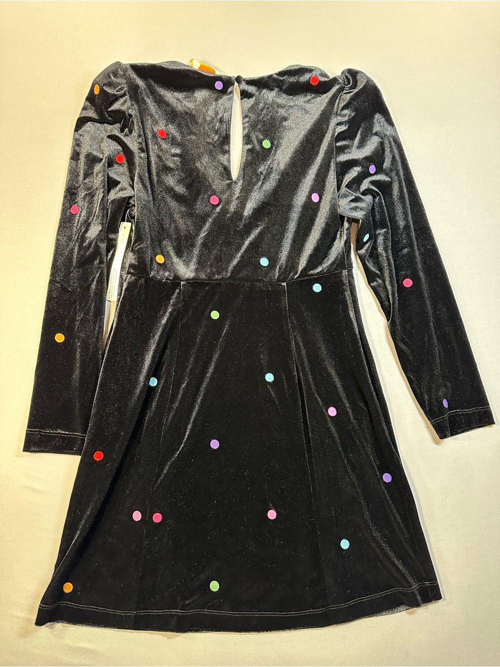 NWT Farm Rio Anthropologie Farm Rio Embroidered Velvet Mini Dress - Womens Small - Picture 13 of 16